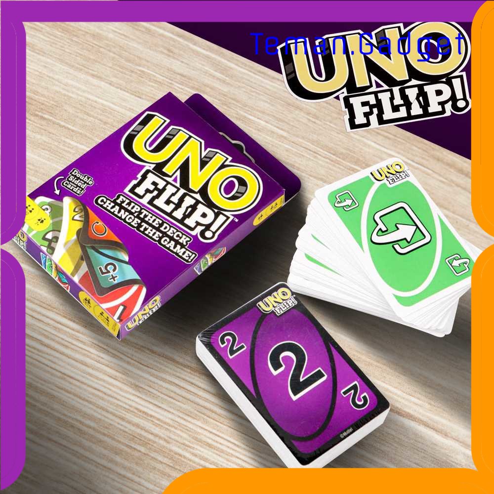 TG-MAN UNO FLIP! Set Kartu Uno Card Game - GDR44