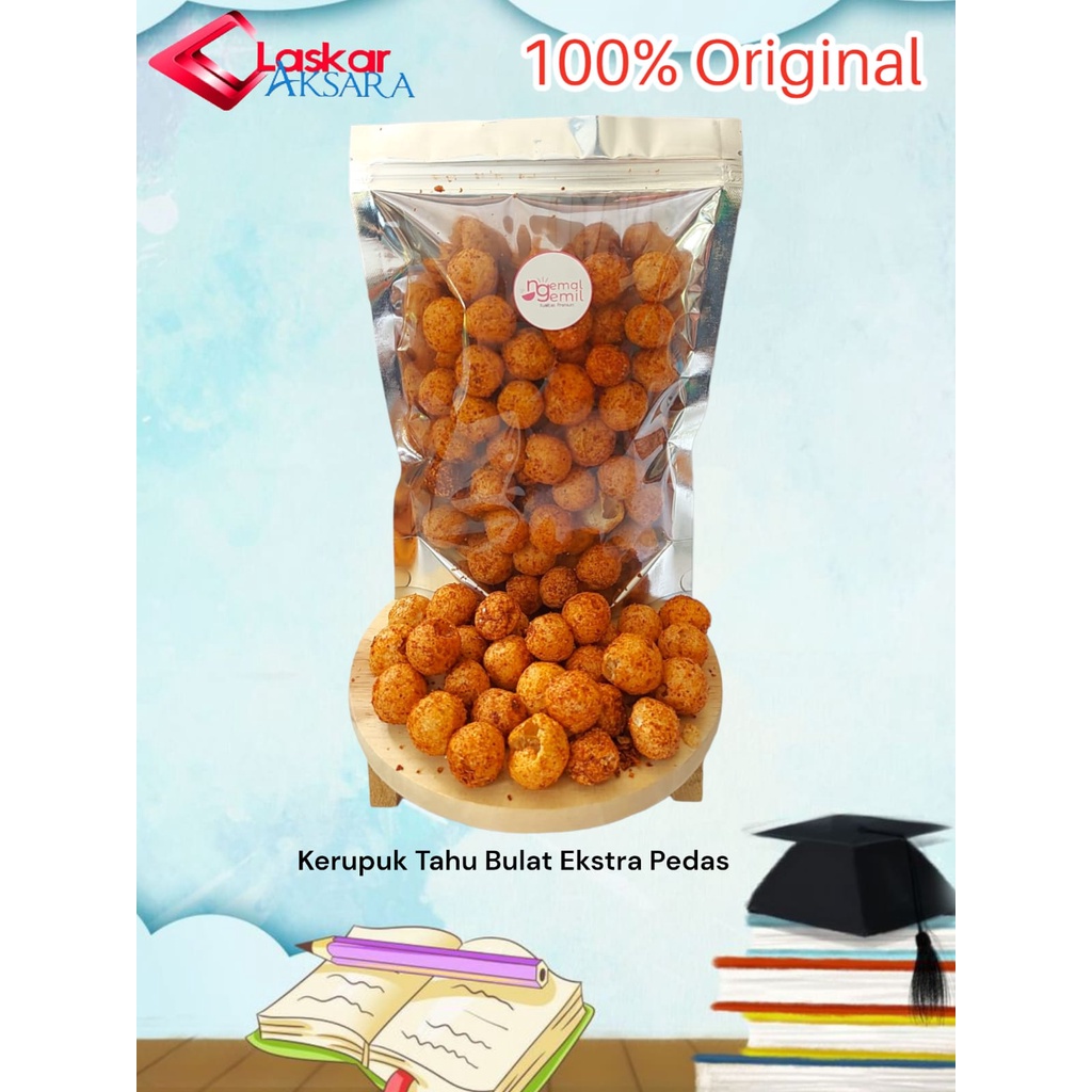 

Krupuk Tahu Bulat Extra Pedas Kerupuk Pedes / Premium
