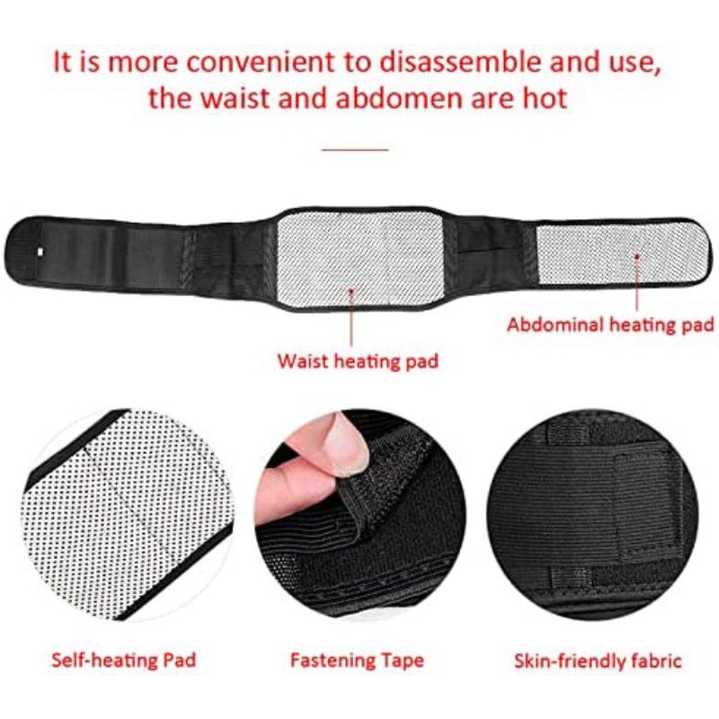 Sabuk Pemanas Pinggang Terapi Pinggang Korset Pria / wanita SELF HEATING BELT Penghangat Pinggang