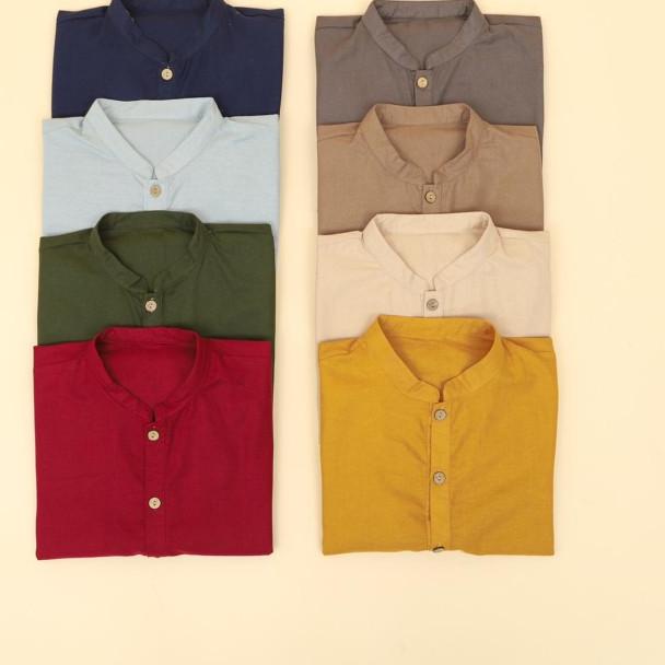 Ardenleon - Men Raya Shirt - MEDIUM, TORTILLA