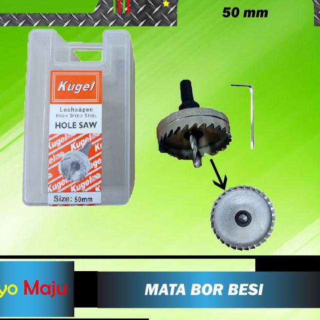 Hole Saw Besi 50mm / HoleSaw Besi 50mm / Mata Bor Besi 50mm KUGEL