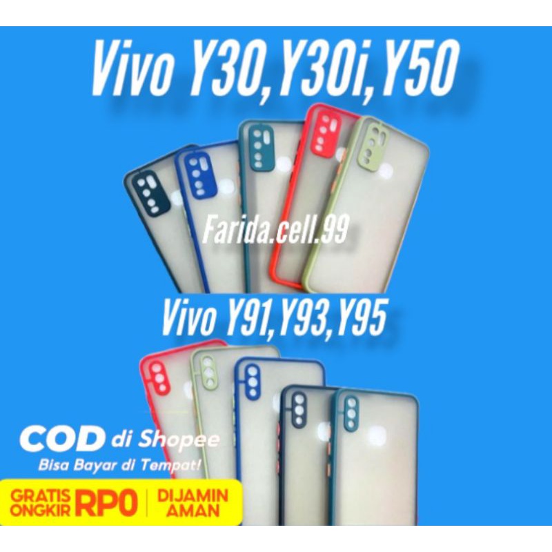 Case Y30 Y30i Y50 Y91 Y93 Y95 My choice Polos + Ring Kamera / Pelindung Kamera