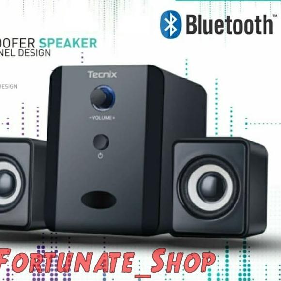 Tecnix SPK-B080 Speaker Bluetooth Subwoofer - Hitam