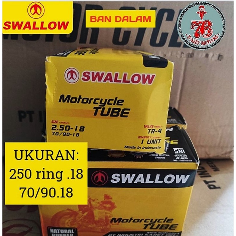 BAN DALAM SWALLOW  uk.250  ring 8(70/90.18)