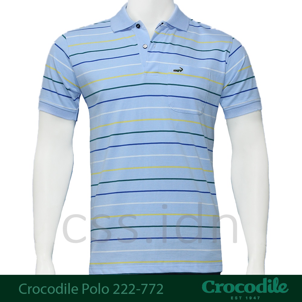 Kaos Kerah Polo Pria Crocodile Slim Fit 222-772