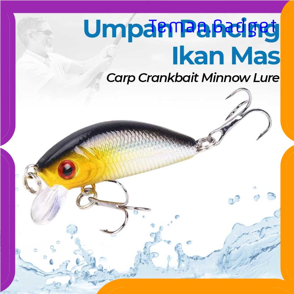 TG-PCN Weihe Umpan Pancing Ikan Mas Carp Crankbait Minnow Lure - LD07