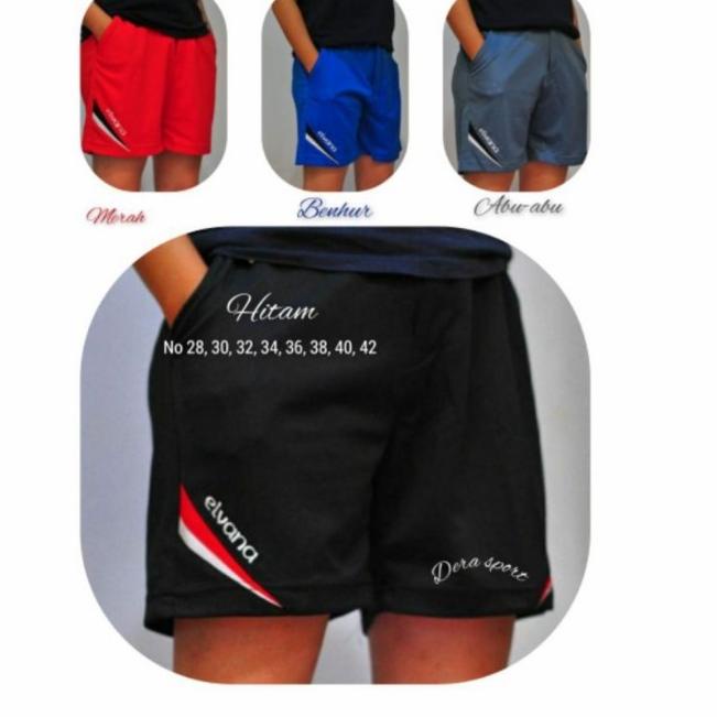 celana pendek elvana - Navy, 28