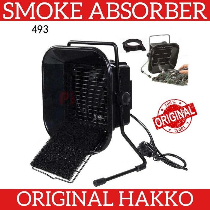 ORIGINAL HAKKO 493 Smoke Absorber Untuk Penghisap Asap Solder