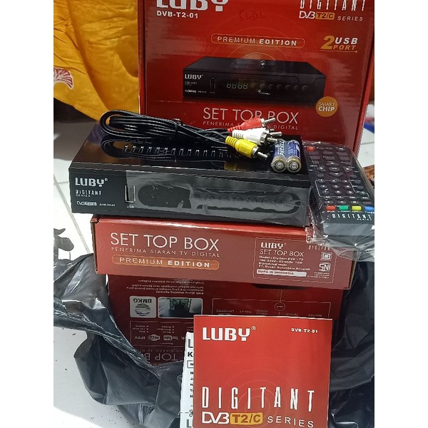 SET TOP BOX merk (LUBY) penerima siaran TV digital