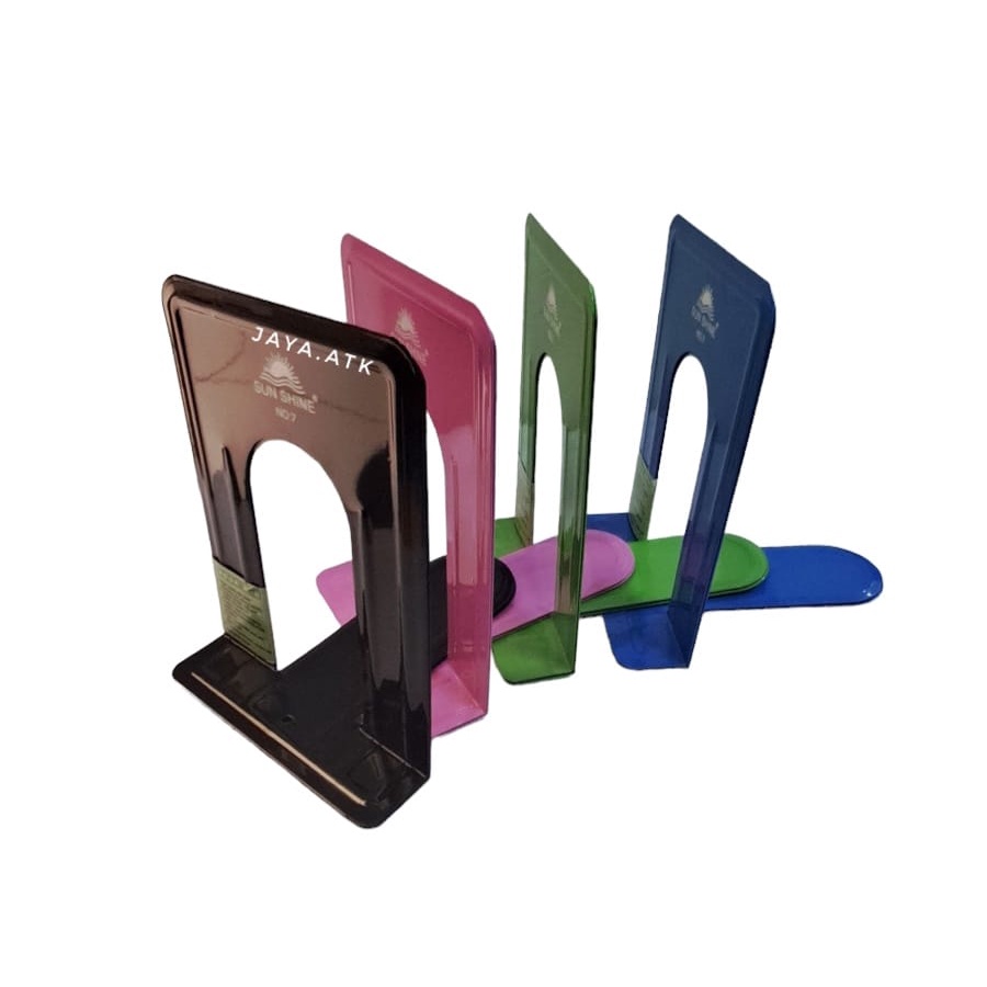 

PEMBATAS BUKU BESI BOOK END 17 CM KECIL SEPASANG BOOK HOLDER PENYANGGA SANDARAN BUKU MEJA