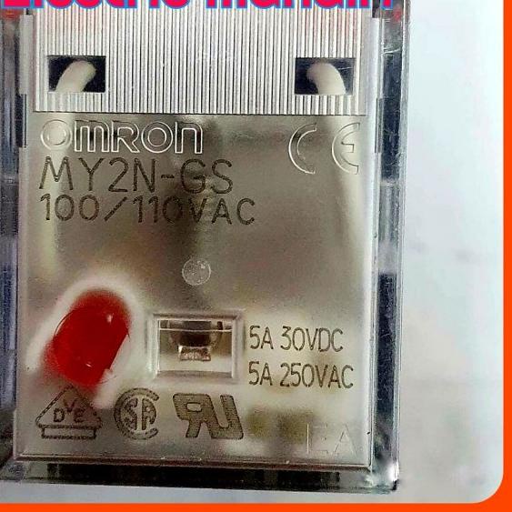 OMRON Relay MY2N-GS MY2N 100VAC 110VAC 100V 110V AC100 AC110 ORIGINAL