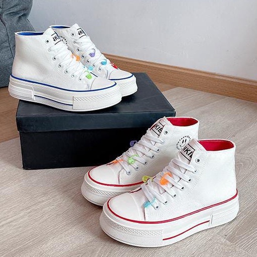 TBIG [COD] Sepatu Sneakers Import Shoes HTJOANA Fashion Wanita Sepatu Korea Style Sekolah Kuliah