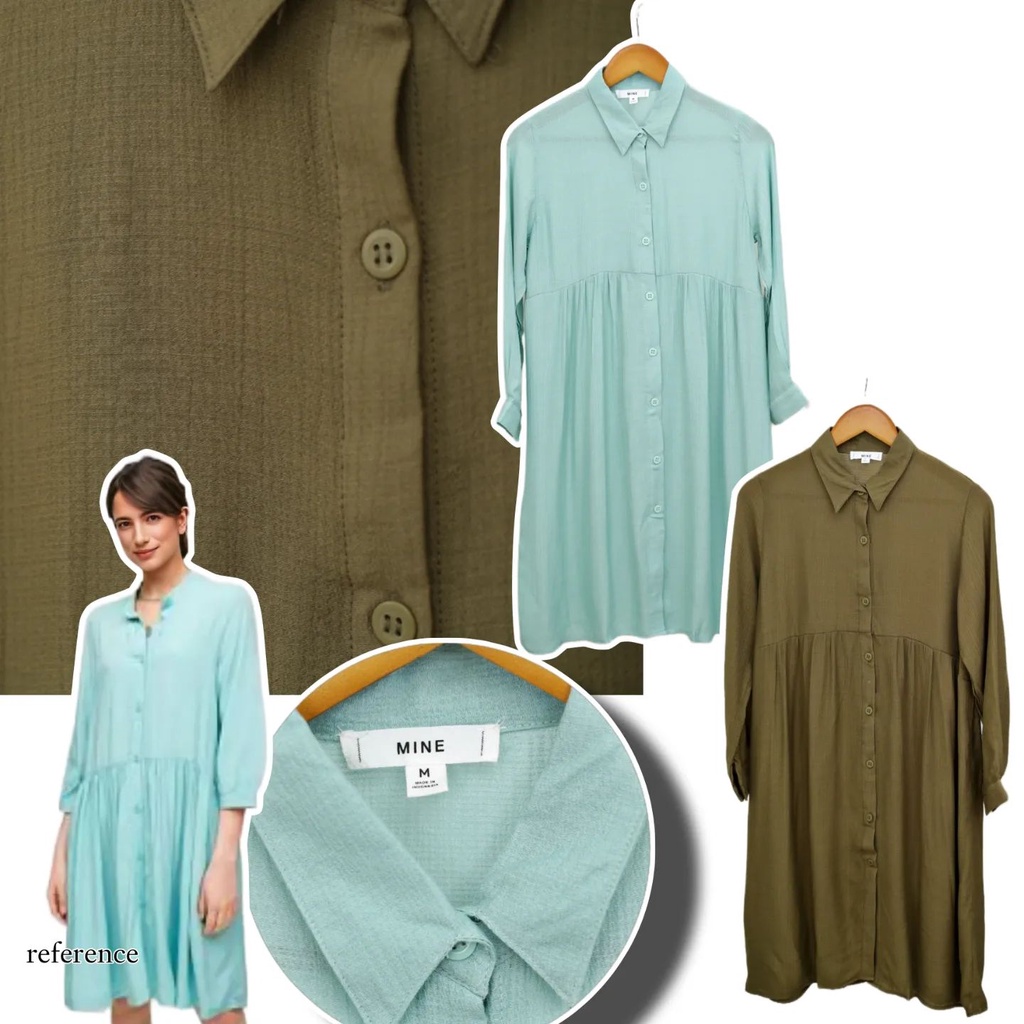 SALE NOW RA196 Mine Button Down Dress RK.I14