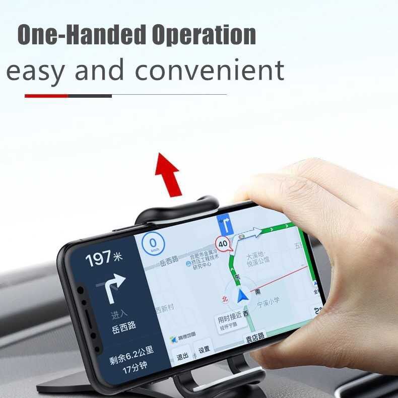 Dudukan HP Mobil Dashboard Holder Handphone Dashboard Mobil Car Holder Phone Universal 360