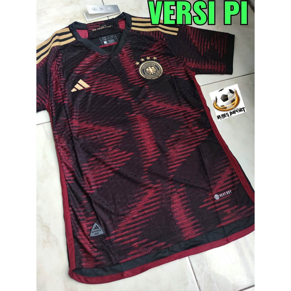 Player Issue | Jersey Baju Bola Jermann Away World Cup Piala Dunia 2022 Germany Heat Rdy