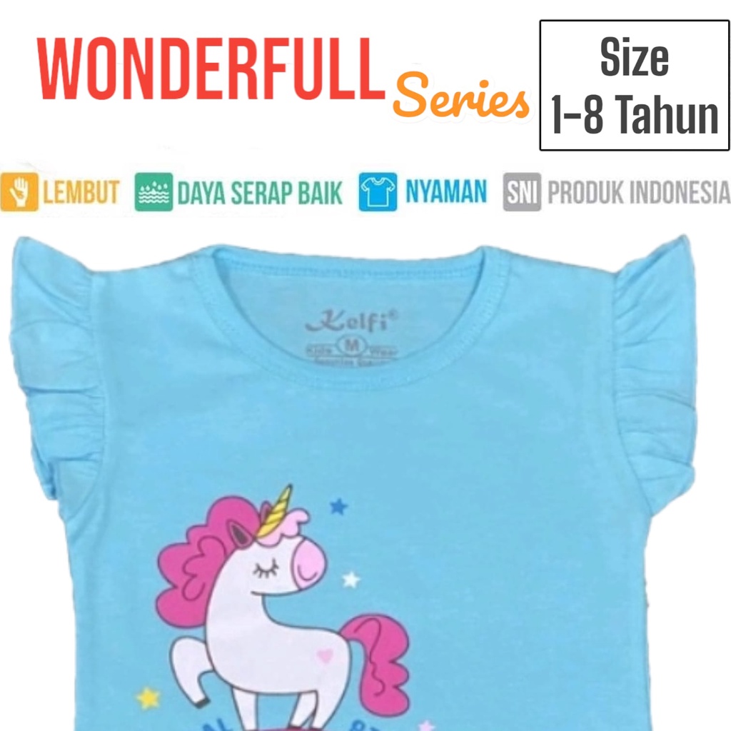 SNI Setelan Baju Anak Cewek Pendek (1-8 Tahun) Setelan Pendek Anak Baju Anak Perempuan Celana Pendek Anak Perempuan KELFI One set Baju dan Celana Satu Set Baju dan celana Anak