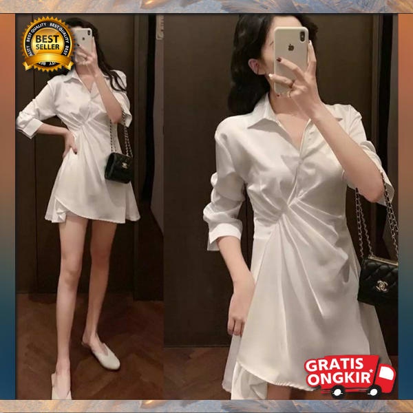 Minidre Perempuan Dewasa Dreas Sexi Casual Dris Bju Mini Gaun Kondangan Bestseller Ghaun Pendek Part