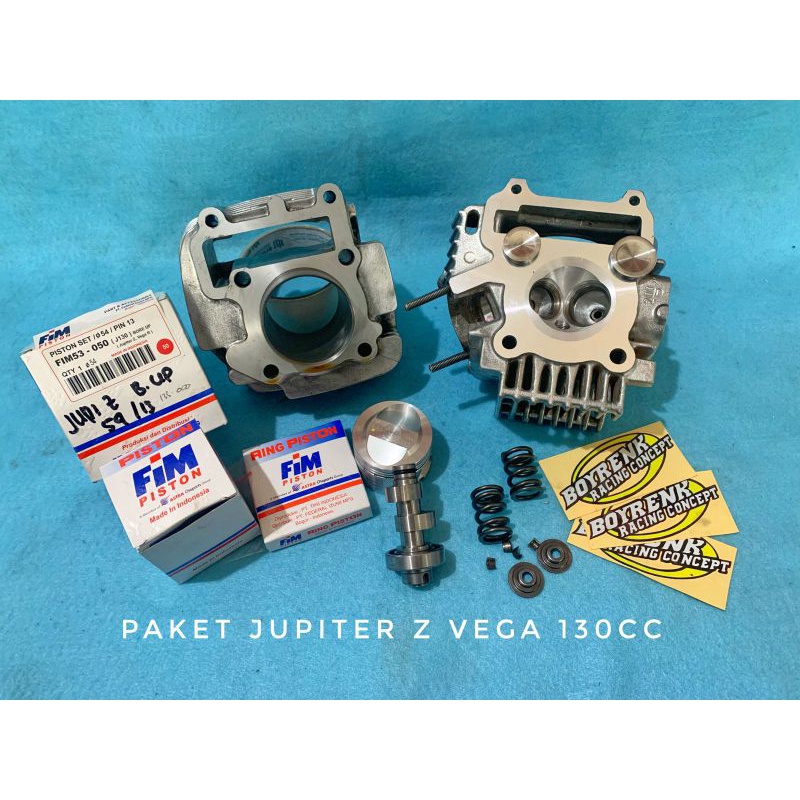 PAKET BORE UP JUPITER Z / VEGA 130 CC - BOYRENK RACING CONCEPT