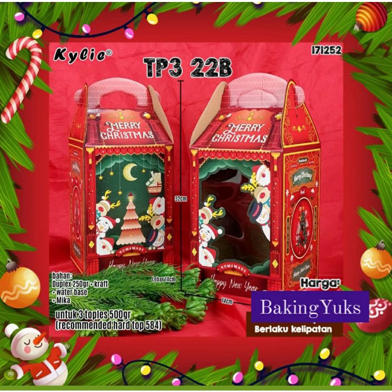 

BOX DUS PACKAGING NATAL/HAMPERS CHRISTMAS/UK 32X14X14/BOX TP3 22B