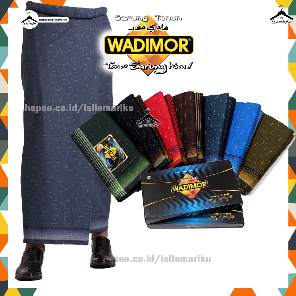 Sarung WADIMOR GERIMIS 777 Sarung Tenun Dewasa