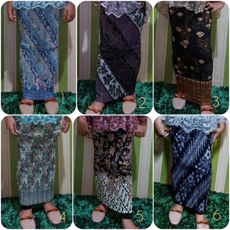 Rok Plisket Anak Bawahan Kebaya