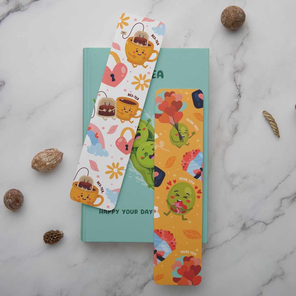 

PEMBATAS BUKU BOOKMARK PORTABLE Kertas Kartun Lucu Skala Untuk Pelajar