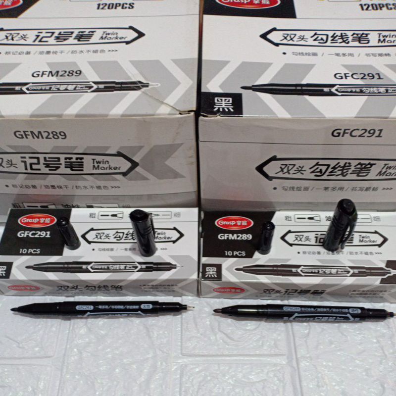 

Spidol Twin Marker GFM289 / GFC291 Grasp / Spidol Twin GFM289(Permanen) GFC291(Whiteboard) Grasp