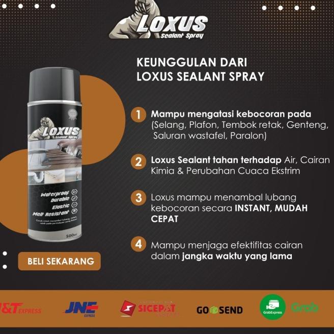 

1PCS LOXUS SEALENT SPRAY - SOLUSI CEPAT & HEMAT ATASI KEBOCORAN