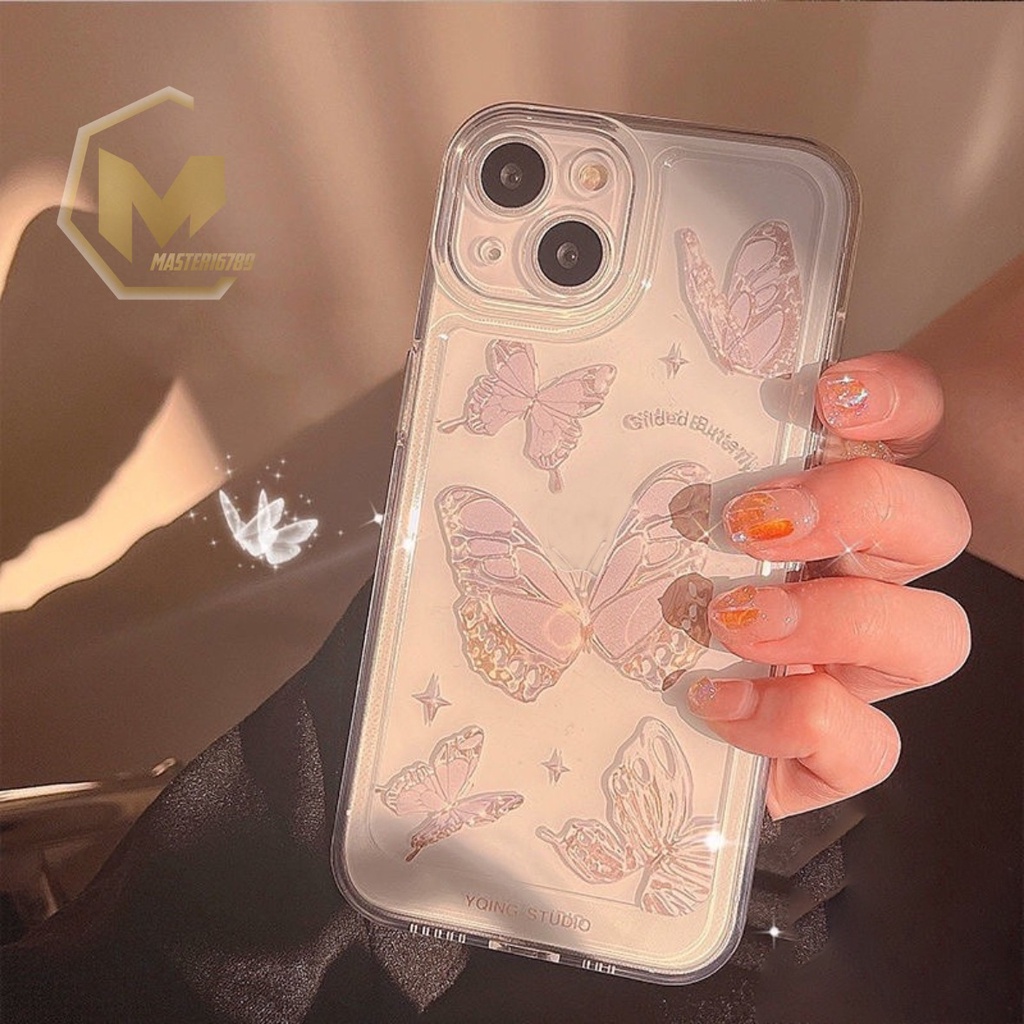 SS116 SOFTCASE TRANSPARAN MOTIF KUPU KUPU IPHONE 6 6S 6+ 7 8 7+ 8+ X XS XR XS MAX 11 12 13 14 PRO MAX MINI MA3637