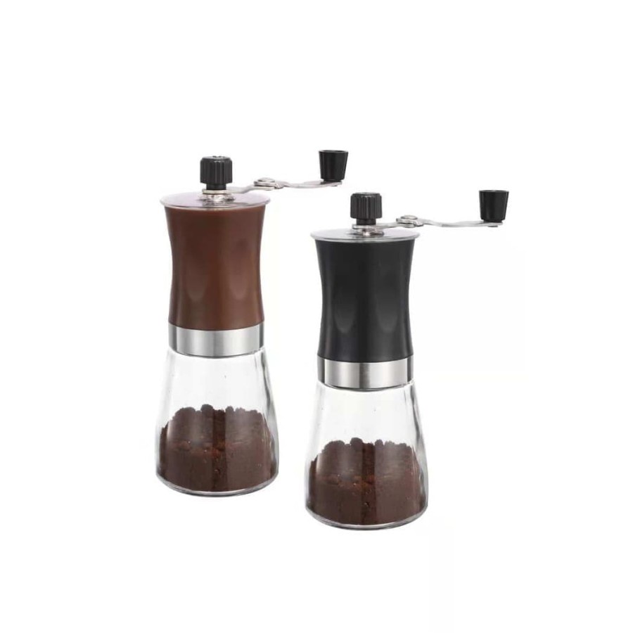 Penggiling Biji Kopi Manual ( Kaca ) / Manual Hand Grinder Coffee