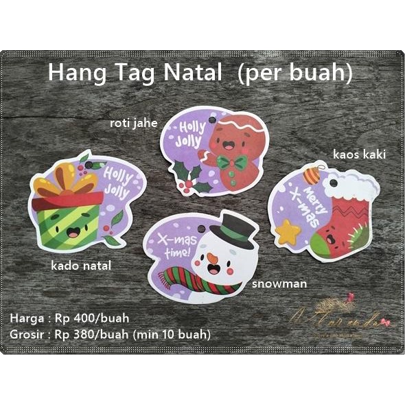 

NATL-170 : Hang Tag Natal (per buah)