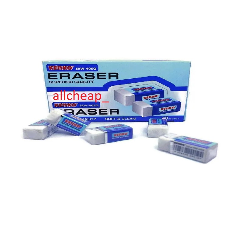 PENGHAPUS PENSIL ERASER PENCIL KECIL ERB40SQ ERW40SQ KENKO