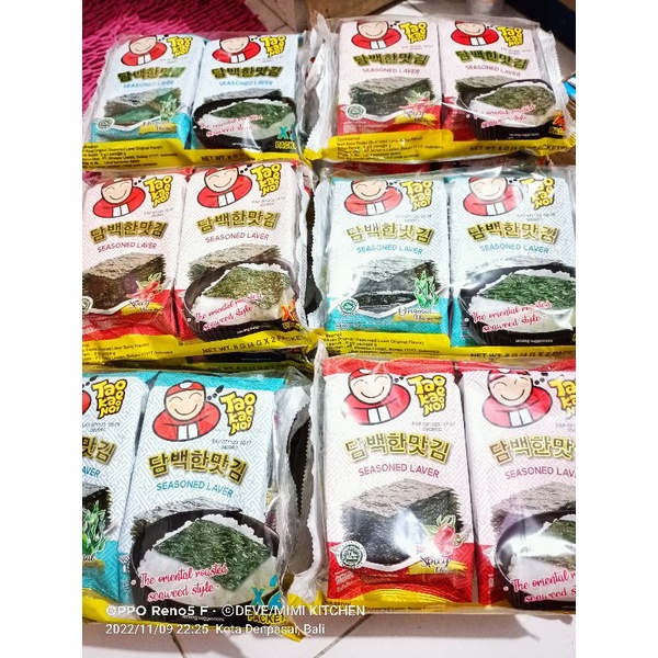 

Tao Kae Noi Seasoned Laver Spicy dan Original