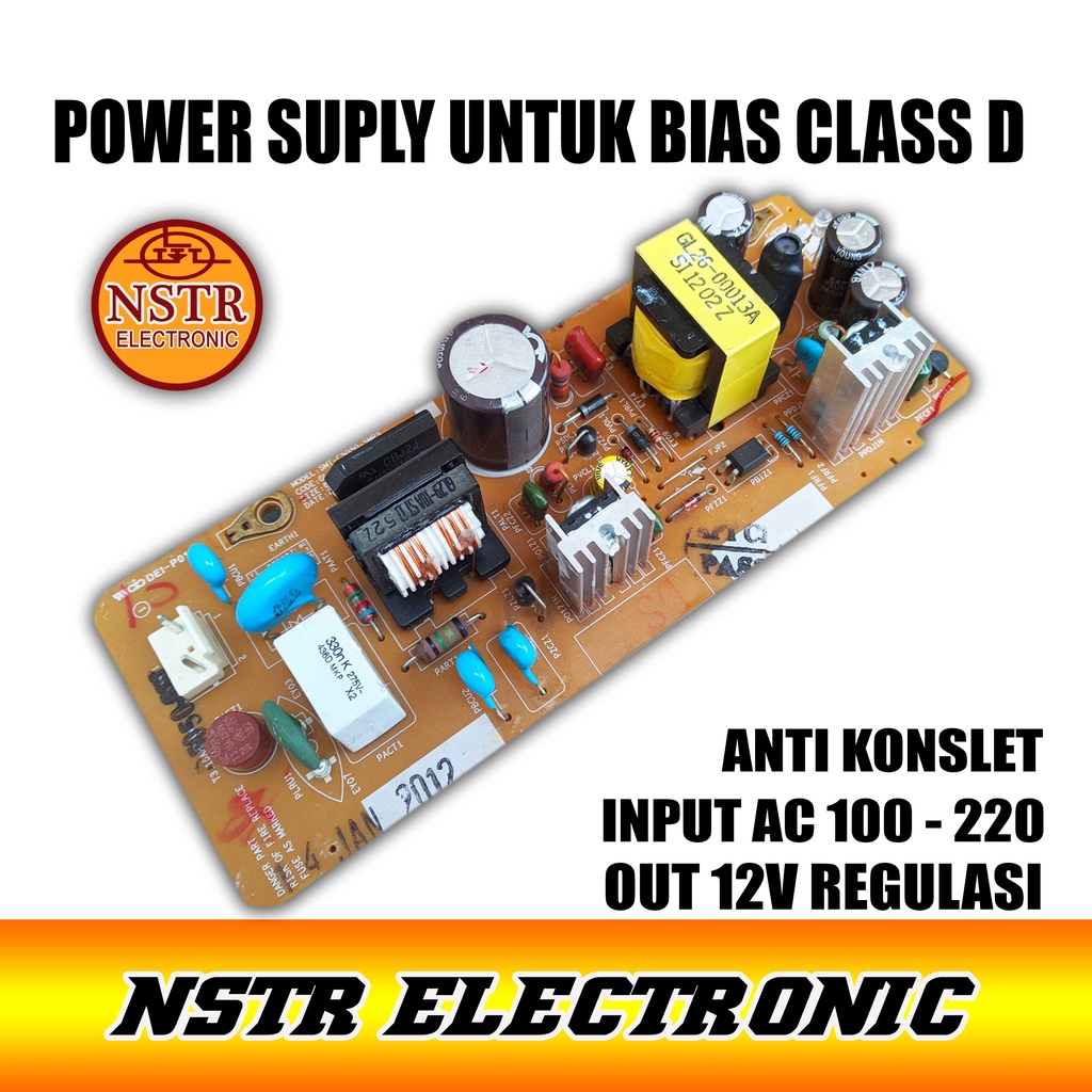 psu adaptor untuk class D 12v regulasi