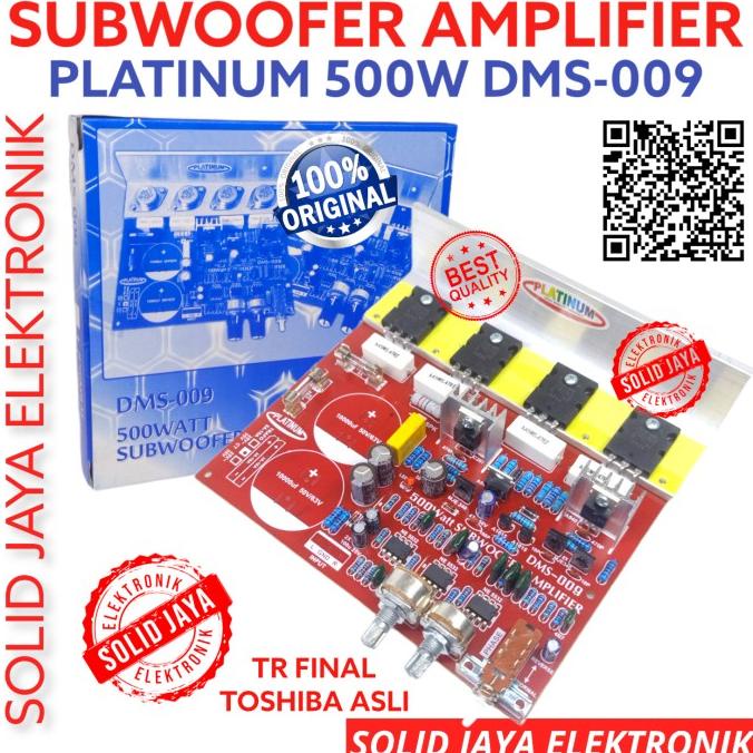 KIT POWER SUBWOOFER 500W DMS-009 PLATINUM AMPLIFIER SUBWOOFER DMS 009
