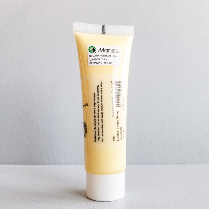 

Cat Akrilik / Acrylic Maries 30 ml - Naples Yellow NANDAA