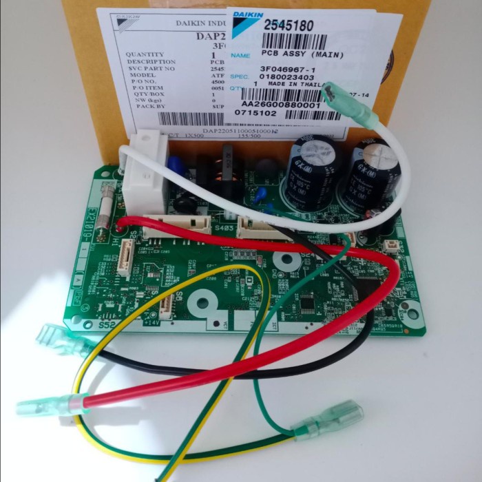 Pcb Ac Daikin - Modul Pcb Indoor Ac Daikin Ftc15Nv Ftc20Nv Ftc25Nv Ftc35Nv Ori - Letha
