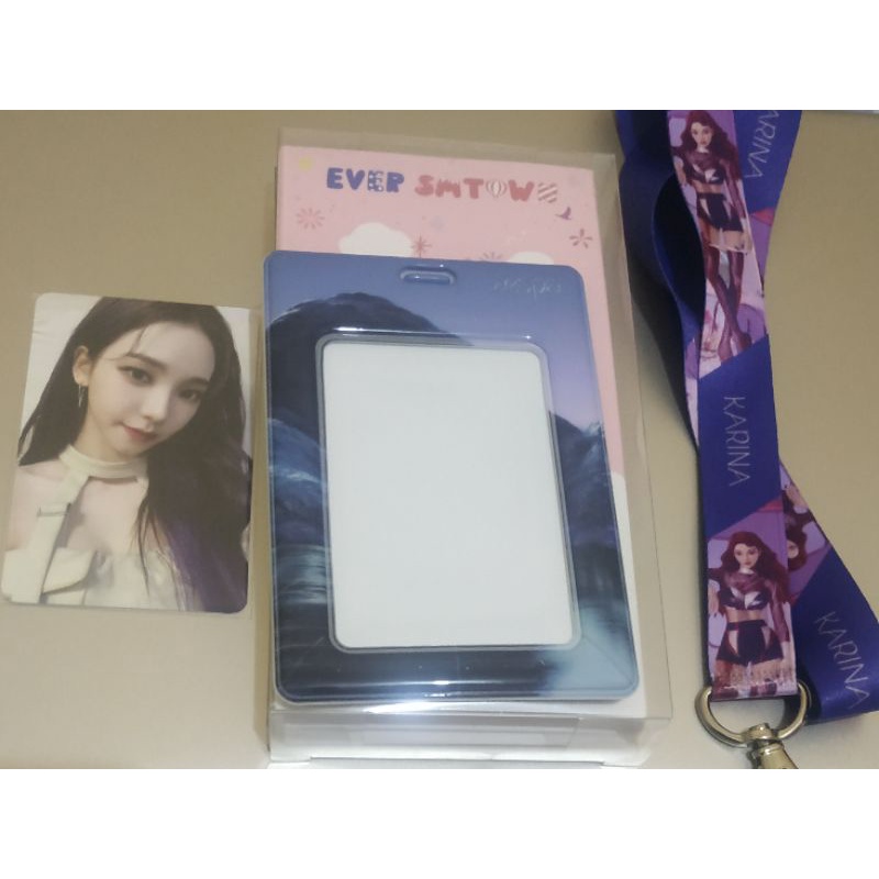 Jual [READY] CARD HOLDER LANYARD SET KARINA EVERLAND SMTOWN + PC AESPA