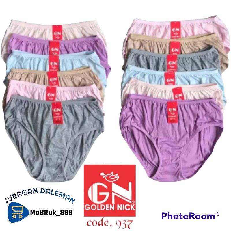 Celana Dalam Wanita CD Golden Nick GN 937 Bisa Pilih Warna - CD Cewek Warna Terang - CD Best Seller 