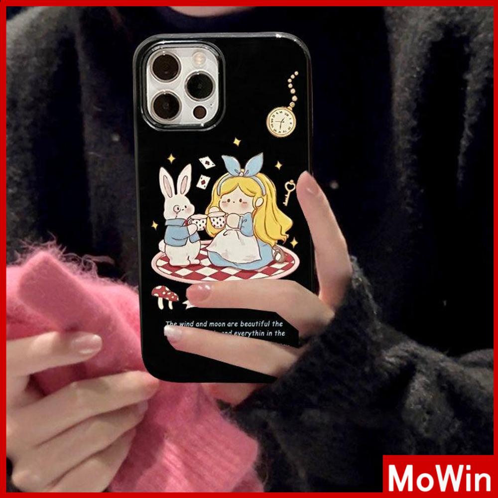 For iPhone 14 Pro max iPhone Case Glossy Black TPU Soft Case Candy Case Shockproof Protection Camera Princess Compatible For iPhone 13 Pro max 12 Pro Max 11 Pro max xr xs 7Plus 7 8