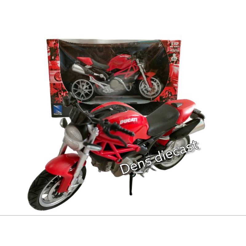 Diecast motor ducati monster 1100 skala 18 NewRay