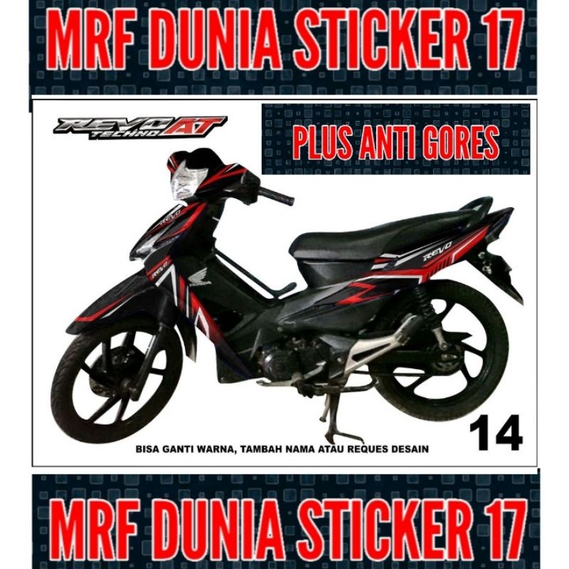 Sticker decal Revo Lama Full Body  Decal Motor Revo Lama Sticker Motor Revo Lama Decal Sticker Motor