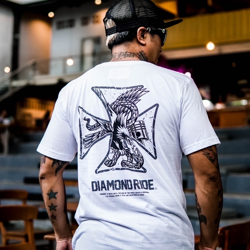 Tshirt Diamond Ride White Promise To Drive