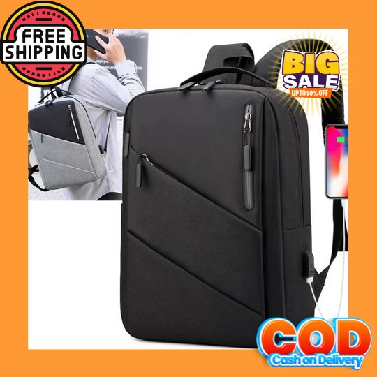 Ransel Pria Baru Yang Trendi/Kapasitas Besar/Rekreasi Luar Ruangan/Tahan Gores/Tahan Air/Tas Travel/