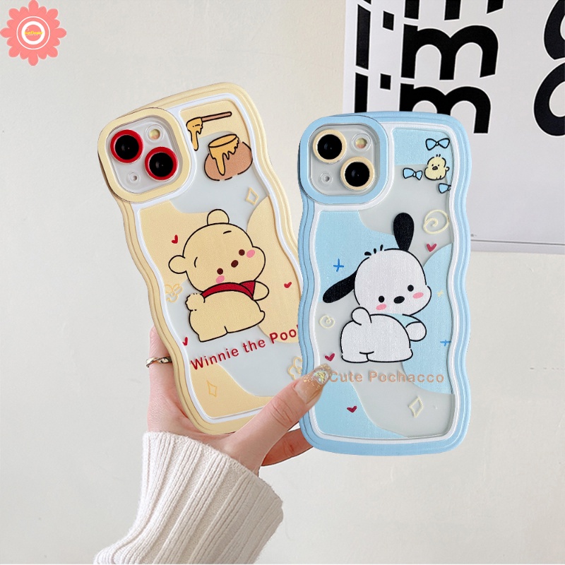 Case Vivo Y36 Y02 Y35 Y22 Y12 Y12i V25E V25 Y22S Y15 Y93 Y12s Y21s Y21 Y16 V20 Y30 Y50 Y17 Y33s Y15s Y20 Y11 Y21T Y33T V21 Y75 Y91 Y15A Y91C Pochacco Winnie the Pooh Soft Cover