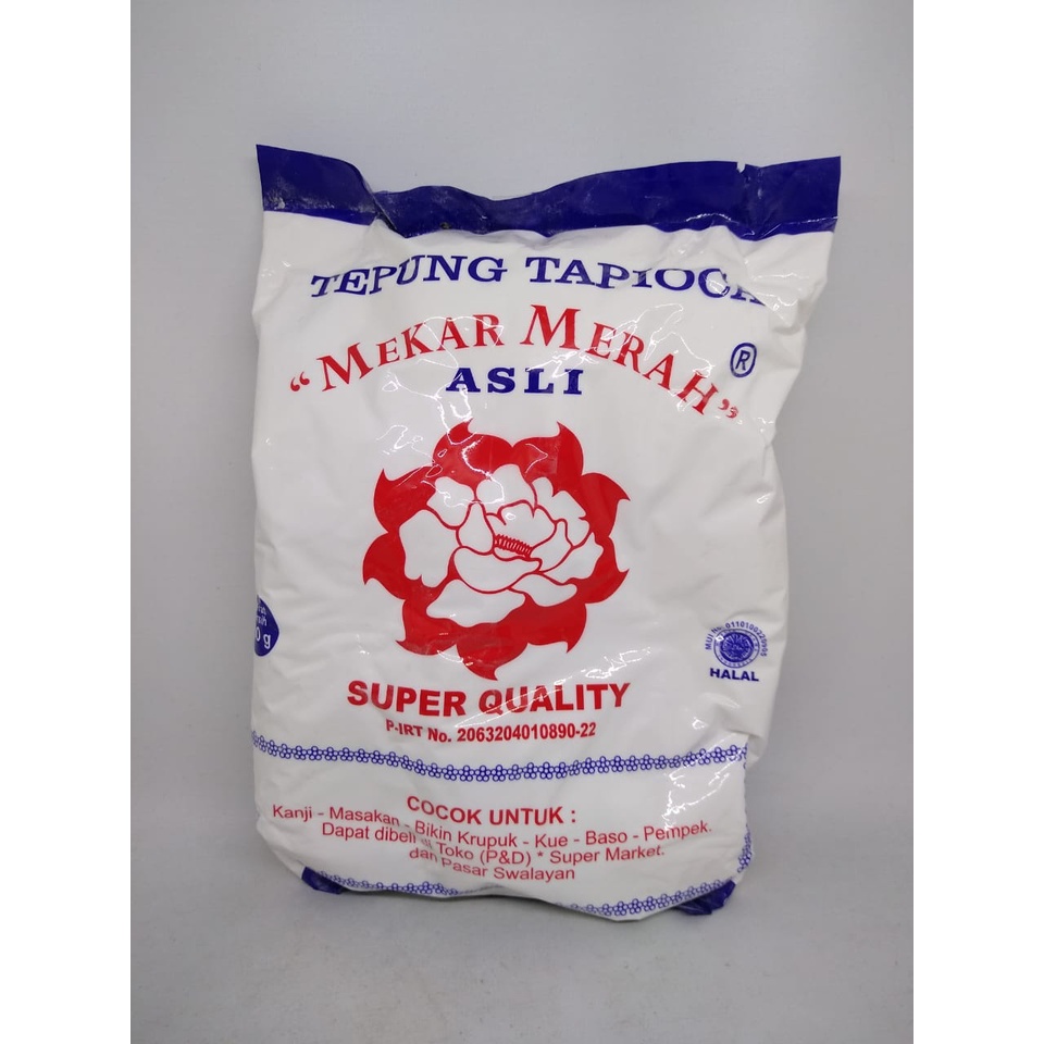 

Tepung Tapioka Mekar Merah 500 gram