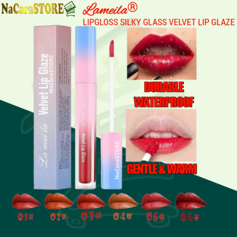 LIPGLOSS LAMEILA SILKY GLASS VELVET LIP GLAZE LAMEILA LIPSTIK CAIR