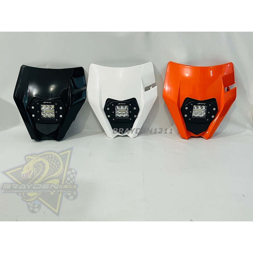 Headlamp ktm 250 / Kedok lampu ktm 250  / Batok lampu ktm250 / lampu ktm 250