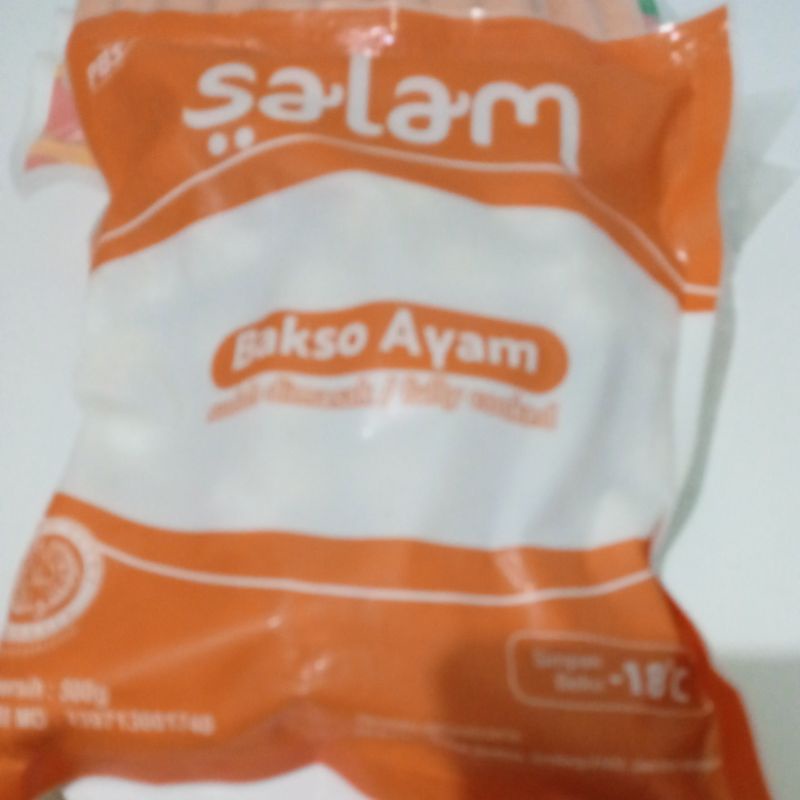 Jual Salam Bakso Ayam 500 Gram 50 Butir Shopee Indonesia