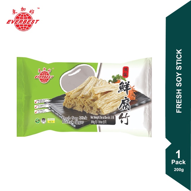 Everbest Soy Stick Fuchuk Segar 200 &amp; 400 gr Kembang Tahu Stick Vegetarian Fresh